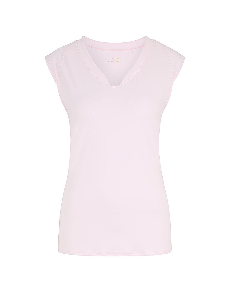 VENICE BEACH Damen Fitnessshirt Eleam rosa | XL